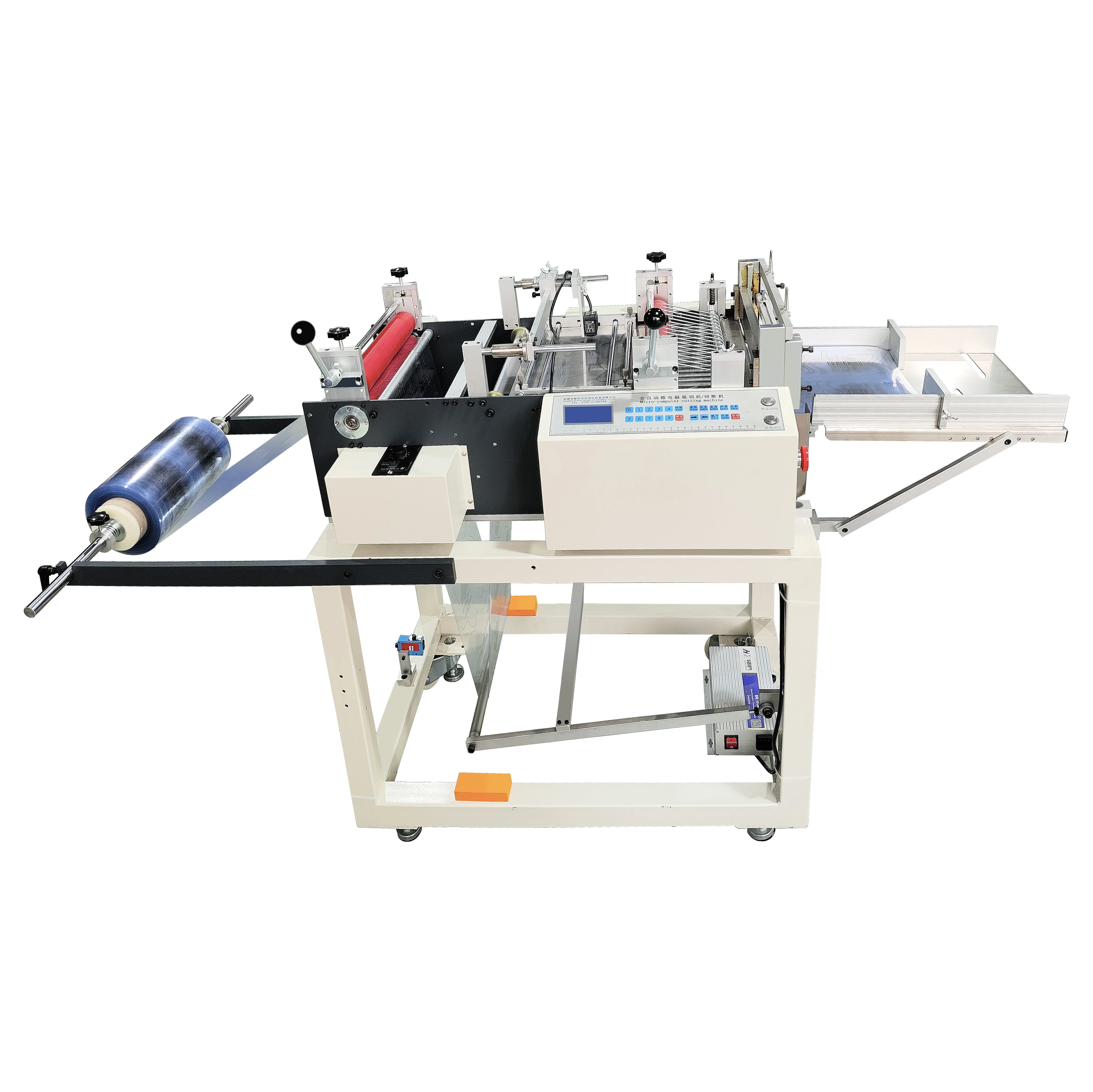 Printed PET PVC PP Plastic Film Roll To Sheet Cutting Machine/Self-adhesive Label Cutting Machine