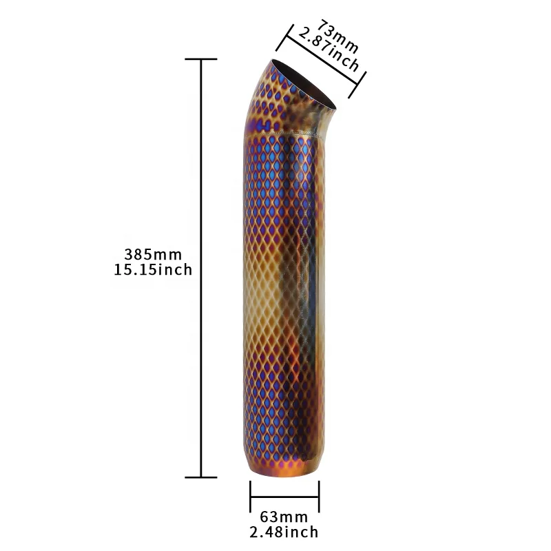 High Performance Stainless Steel  Exhaust Muffler Pipes for Universal Car exhaust pipe racing muffler pipe