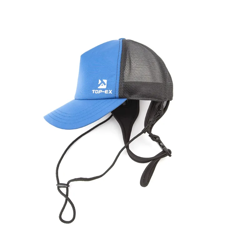 Custom Logo Male Mesh Detachable Chin Strap Waterproof Trucker Hat Caps