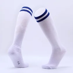 High quality fashion athletic wholesale grip anti slip cotton men football custom logo sports soccer socks
