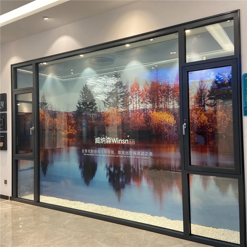 ZEKIN customized high quality aluminum frame casement windows energy efficient double tempered insulating glass casement windows