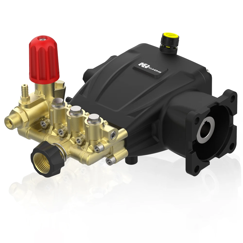 Kuhong 3200psi 220Bar 7.5HP Stainless Steel Petrol Gas Horizontal High Pressure Car Washer Pump