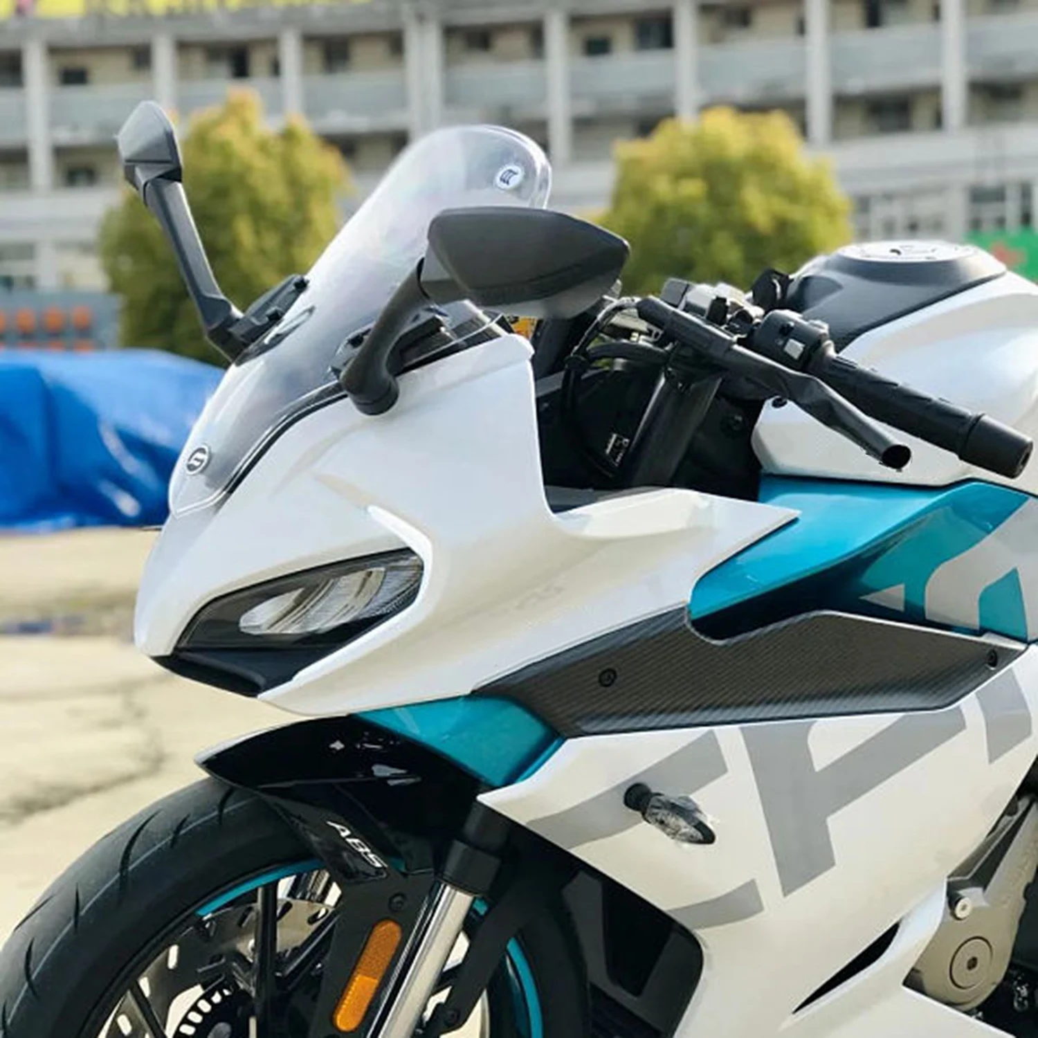 JFG For CFMOTO 250SR Motorcycle Modified Reversing Mirror Reflex Mirror Motorcycle Rearview Mirror