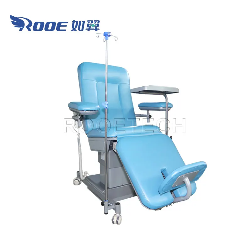 Hospital Luxury Electric Phlebotomy Dialysis Chair with Hand Remote Control