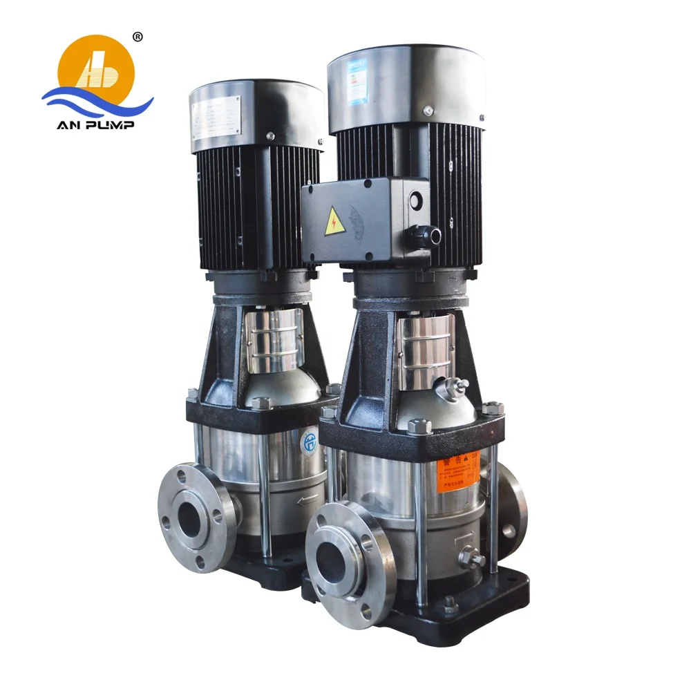 Electric motor 3 inch stainless steel vertical pipeline multistage centrifugal pump