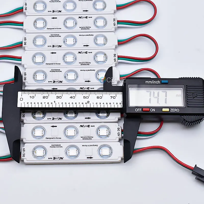 Модуль впрыска 0 72 Вт 12 В цифровой 3led 150 лм smd 5050 светодиодные модули для вывесок