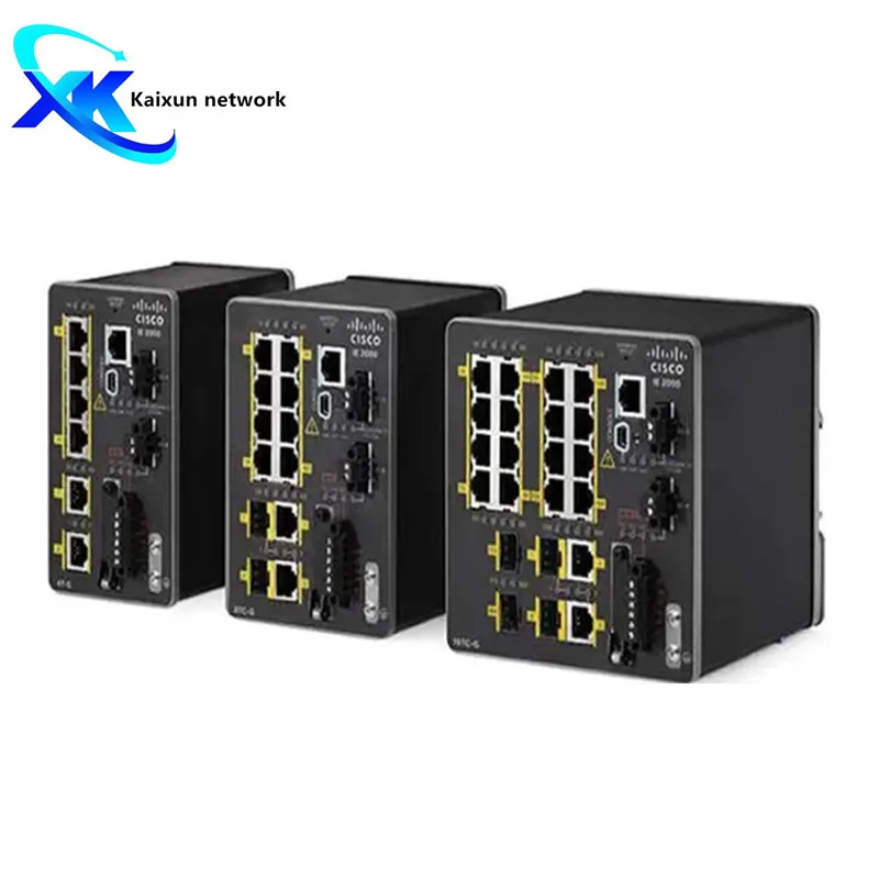 IE-2000-16TC-G-E IE2000 with 16FE Copper, 2GE SFP/T and 2FE SFP (Lan Base) enterprise switches 16 port