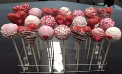 21 Hole Clear Acrylic Lollipop Holder Cake Pop Display Stand  Lollipop Display Stand