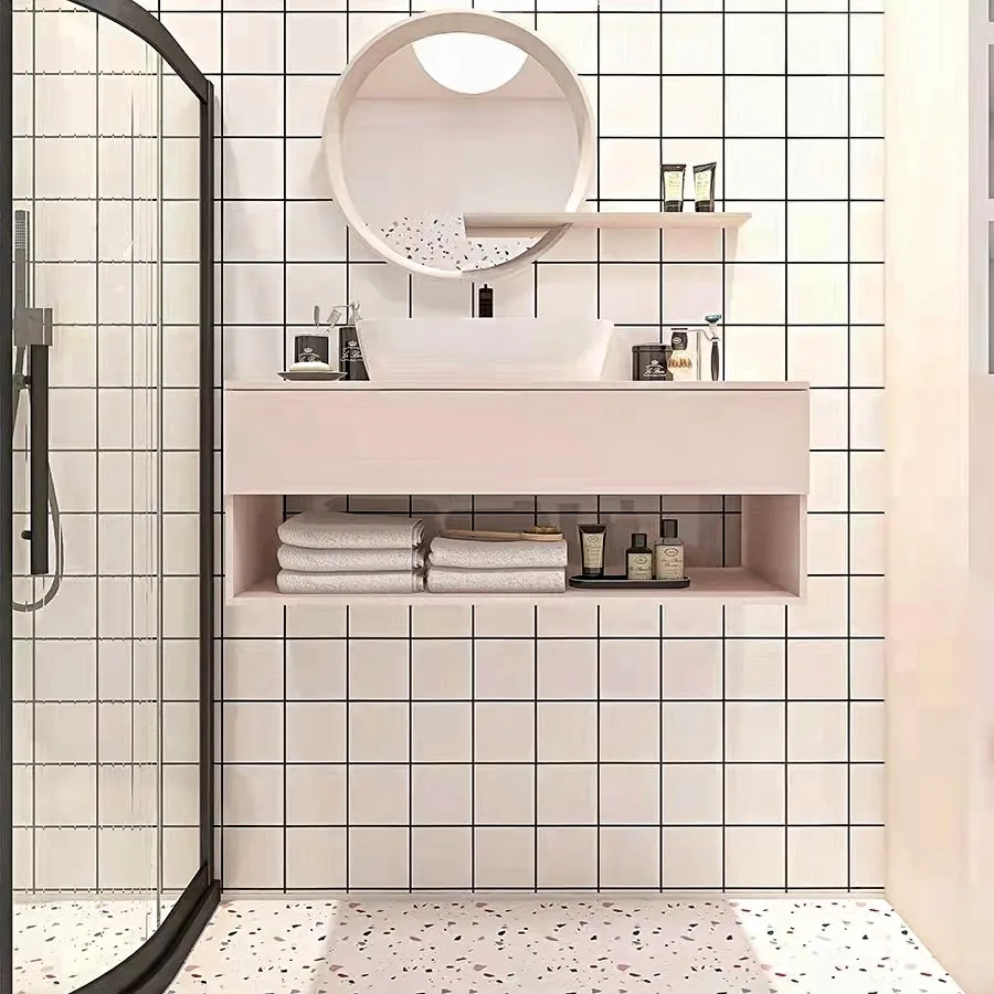 Modern Glossy Calcium Silicate Wall Panels Innovative Waterproof Abrasion-Resistant Tiles Interior Exterior Use Wood Material