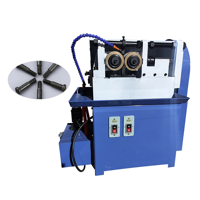 Automatic hydraulic wire rolling machine/rebar thread rolling machine/flat die thread rolling machine