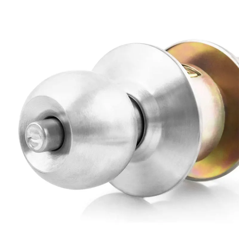 Knob Lock Deadbolt Latch Cylinder Sash Mortice Interior Door Round Door Lock Knob Handle cerraduras de pomo