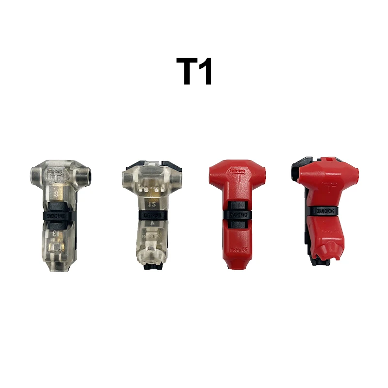 T1 quick wire connector terminal led 2pin Non Welding Stripping Butt T Car Auto