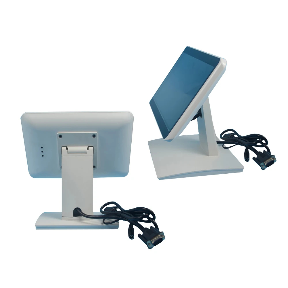 Pos-система PM1000 все в одном терминал 10 1 дюймов POS-терминал металлическая подставка ЖК-монитор с плоским сенсорным экраном