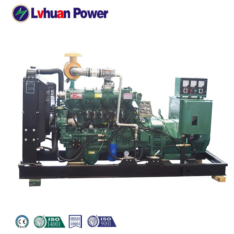 certificate ce high efficiency 120 kw  power biogas generator