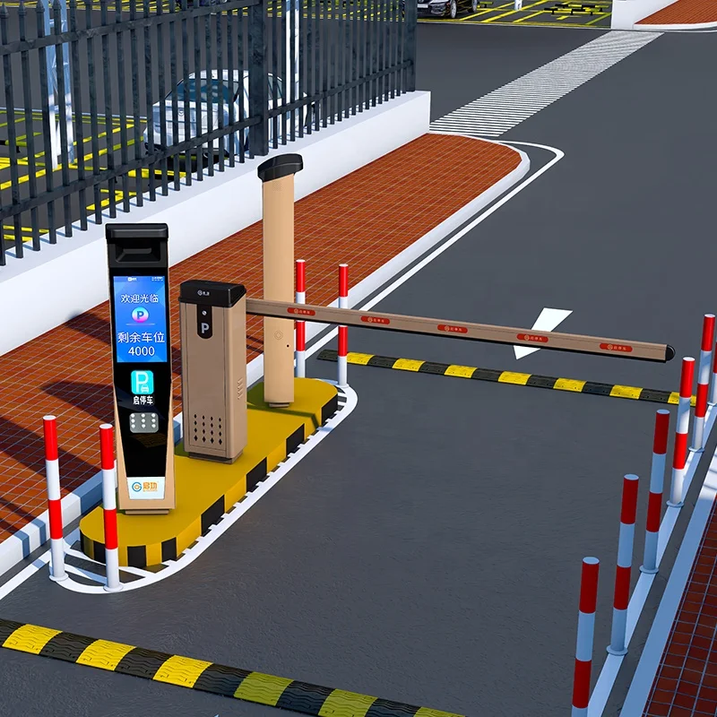 Fence Arm 5 Meters Auto barrier Gate rfid Card Reader Traffic Barrier Boom Barrier for Parking System