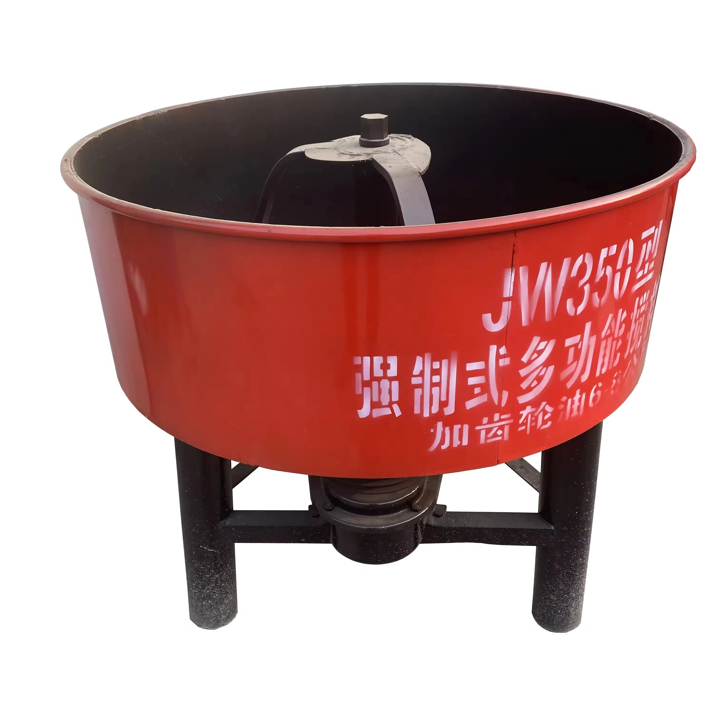 500l Electric Motor Pan Mixer Drum Thickness 7.0mm Concrete Mixer Pan Type For Sale