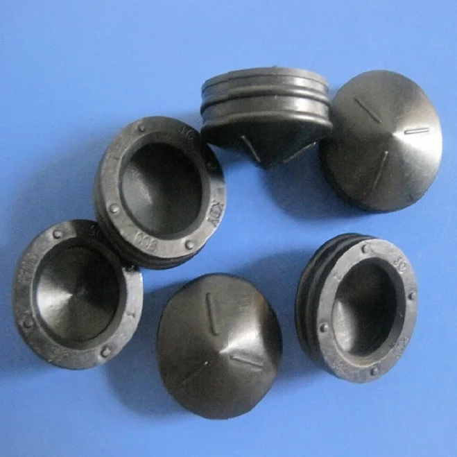 
Резиновая пробка с большим отверстием черного цвета для производственной линии одноразового шприца 60 куб. См 