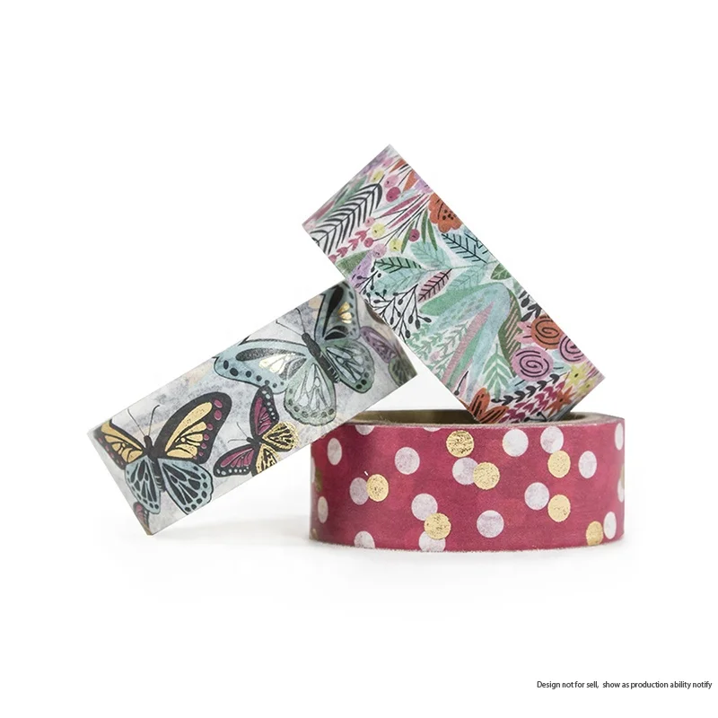 XF Factory Customized Design Waterproof Custom Printed Washi Tape