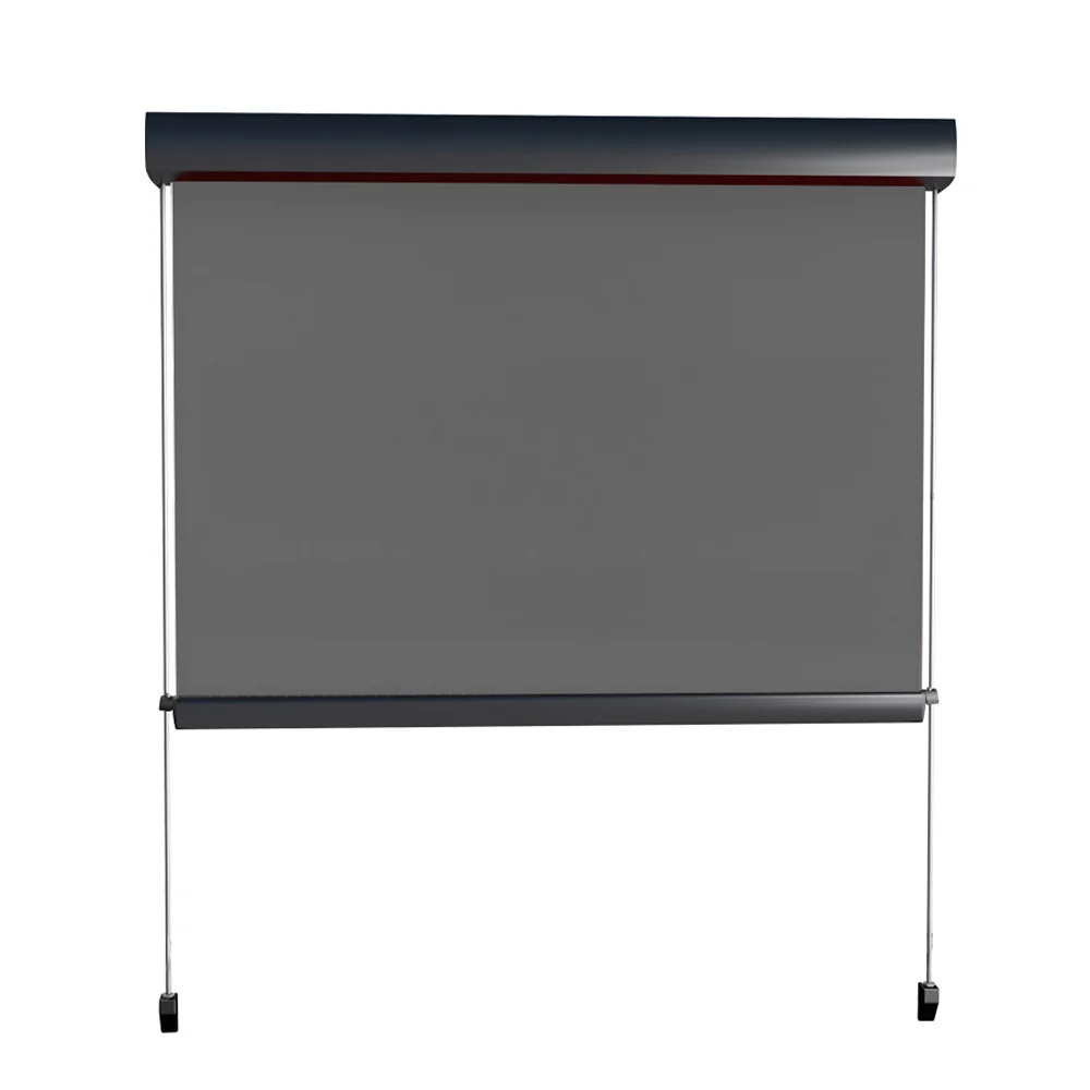 heavy-duty windproof tubular motor outdoor roller window shade blinds for patio