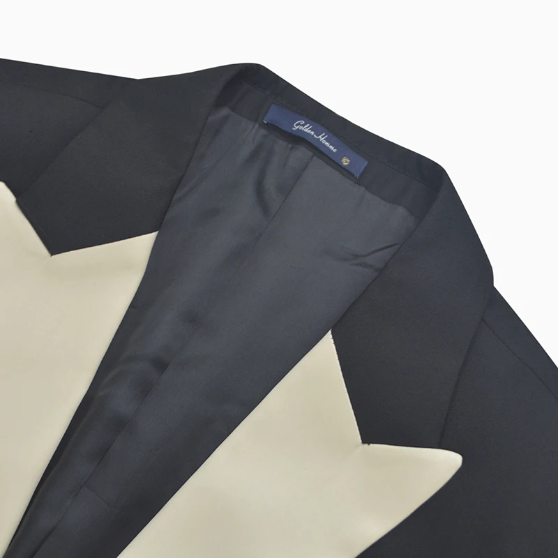 Мужские модные облегающие костюмы, лидер продаж, мужской блейзер, роскошные костюмы из 2 предметов