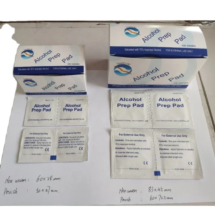 
Daily use Non-Woven Fabric Customized 70% Isopropyl Alcohol Prep Pads/ swabs 