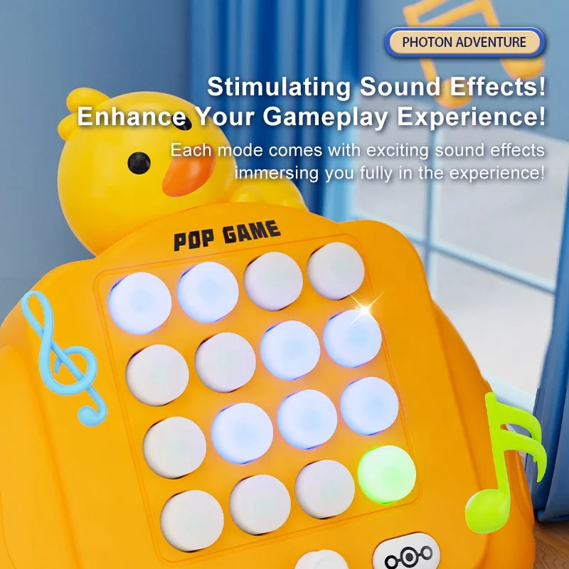 OEM 5 игровой режим мультфильм 16 светодиодных кнопок светлая боевая игра Быстрый толкатель игрушка с памятью детская головоломка портативная игровая консоль