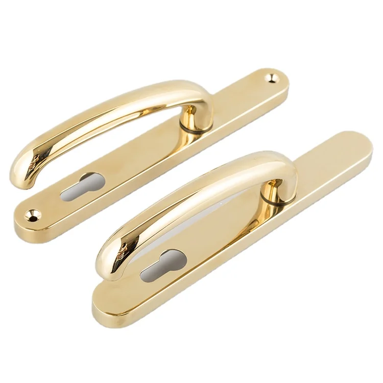 Lianggong Customize Zinc Alloy Lever chrome Door Handle Timber Or Composite Door Handles