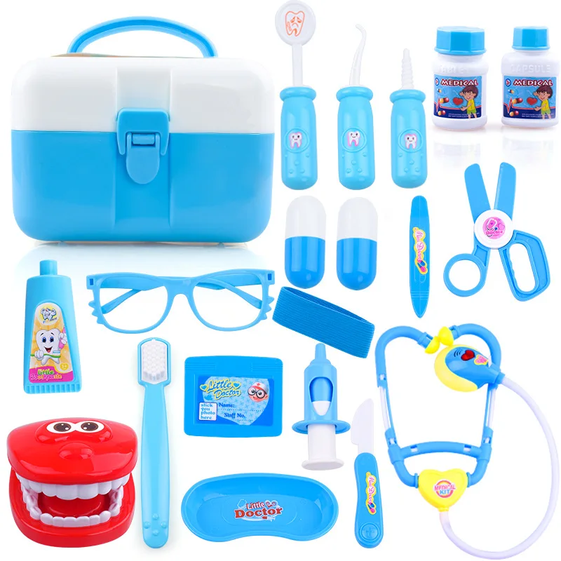 Hot Sale DIY Pretend Play Operating Table Doctor Toys Set Kit For Kids 38PCS set