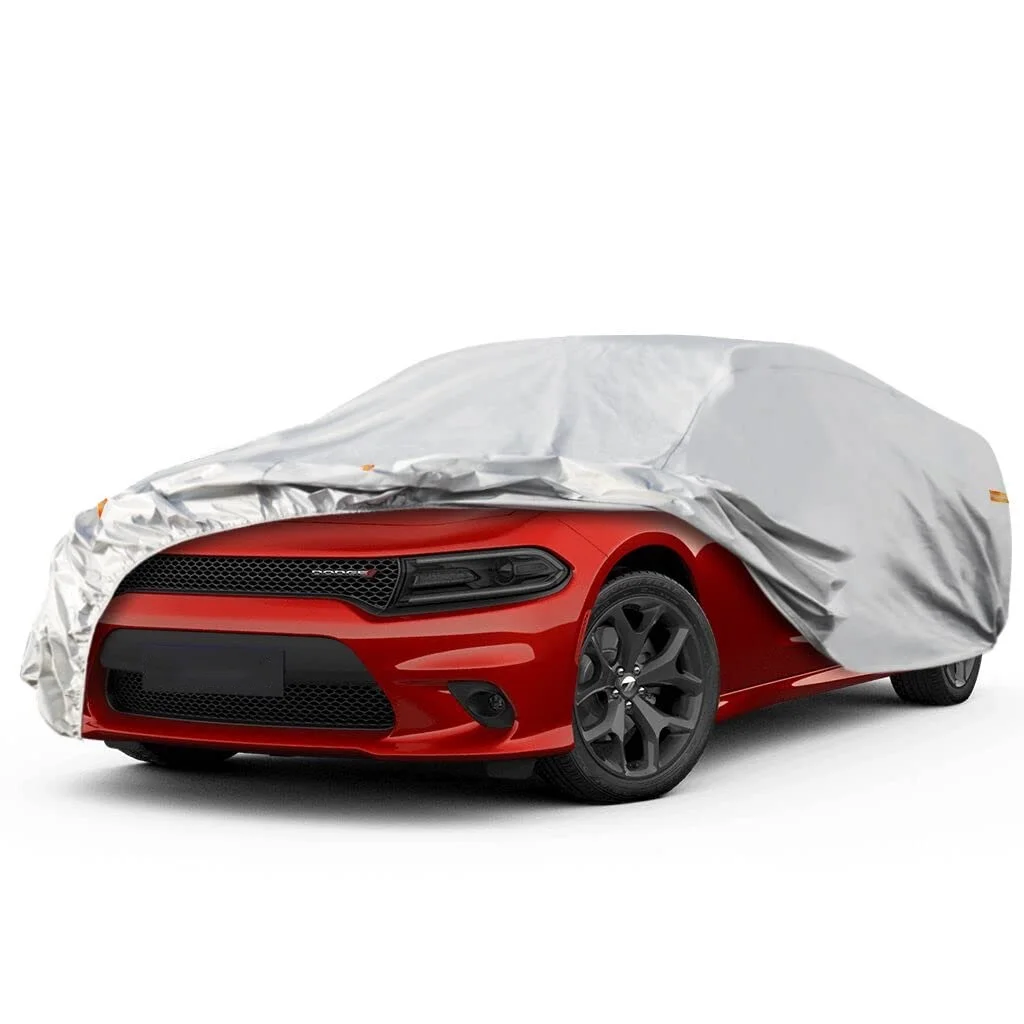 Competitive Four Seasons Aluminum Film and Cotton Thickened Waterproof Outdoor Car Cover
