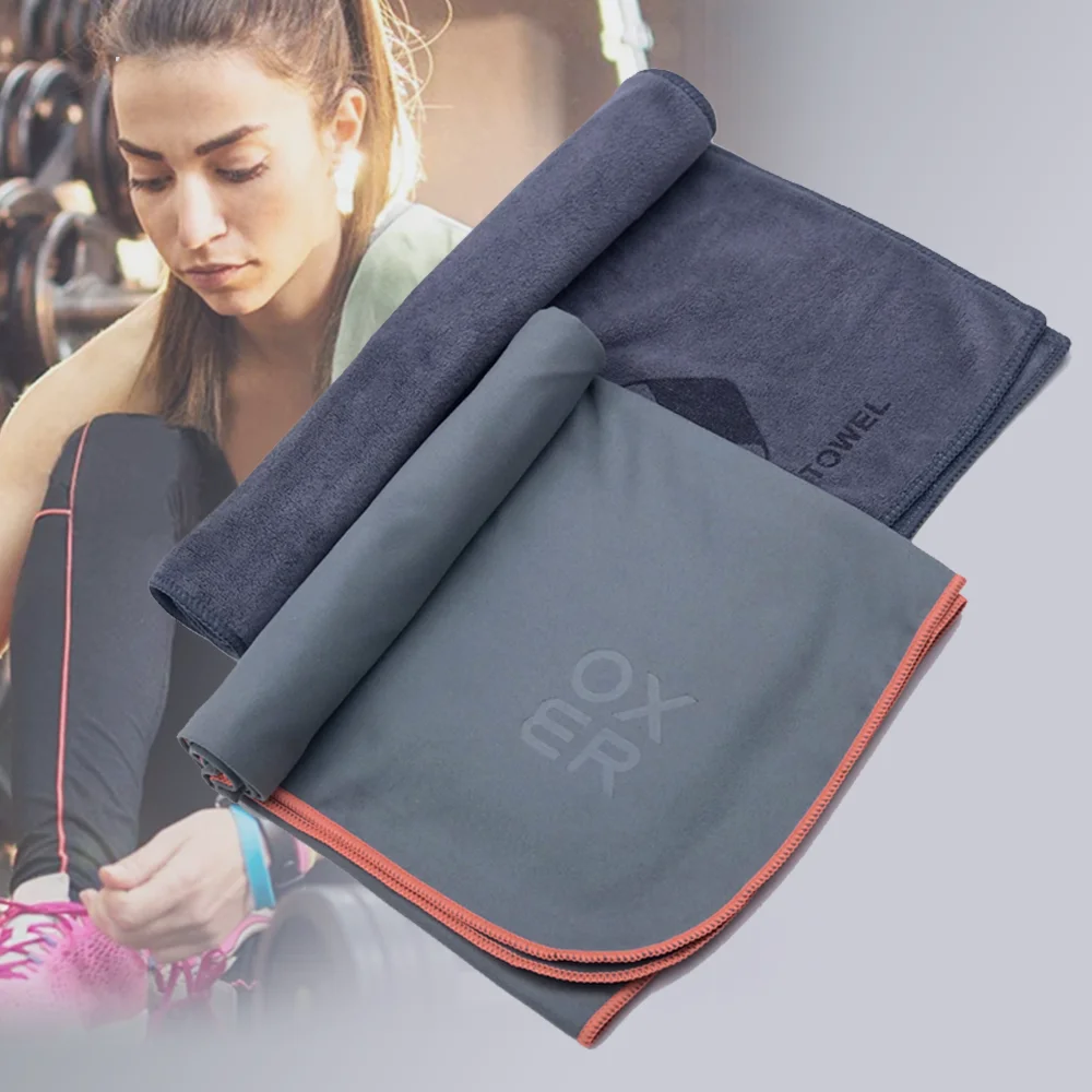 Полотенце из микрофибры для фитнеса, спортзала, путешествий, кемпинга, быстросохнущее Впитывающее Пот спортивное полотенце
