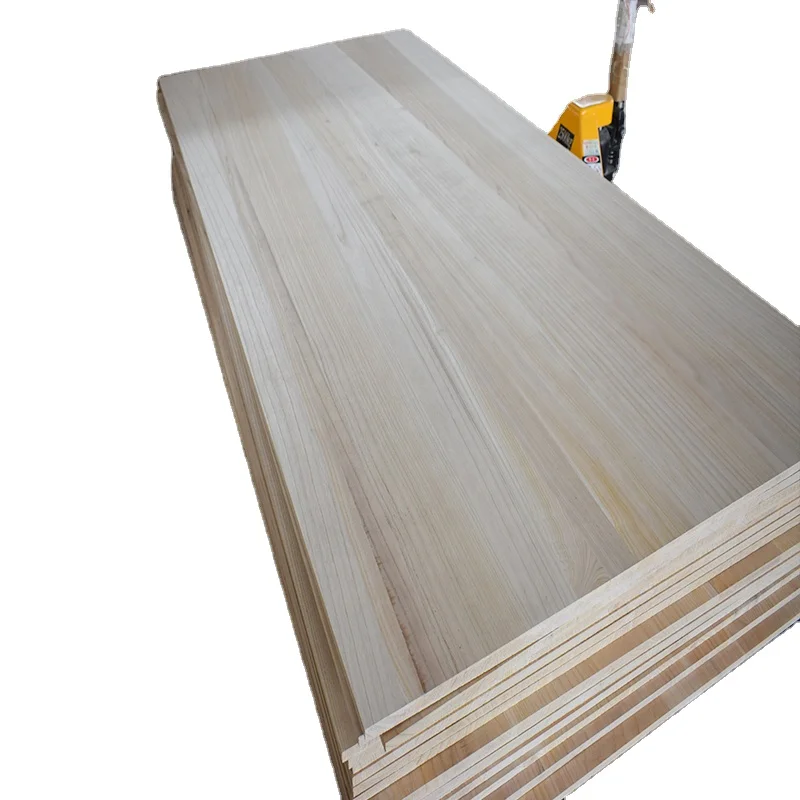 Wholesale Solid Paulownia Wood Timber Furniture Board for Decoration