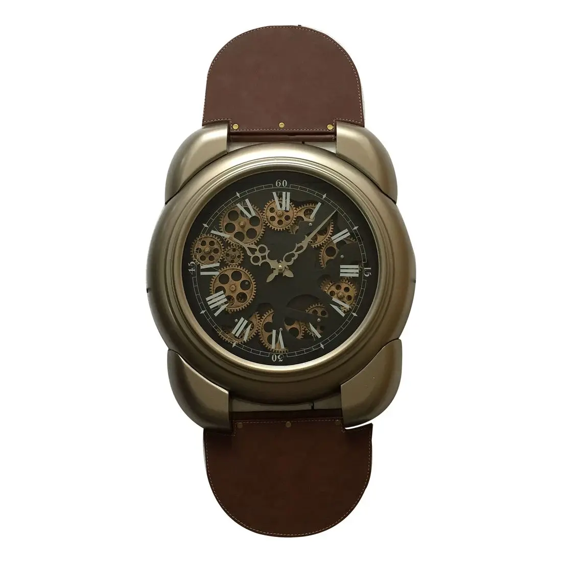 Хорошее качество прямо с фабрики механические движущиеся часы COG настенные часы домашний декор часы тип большой