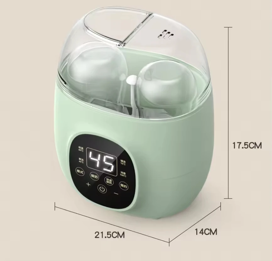 Baby Fast Warming Bottle Warmer Sterilizer Smart Portable Food Heater with LCD Real-time Display