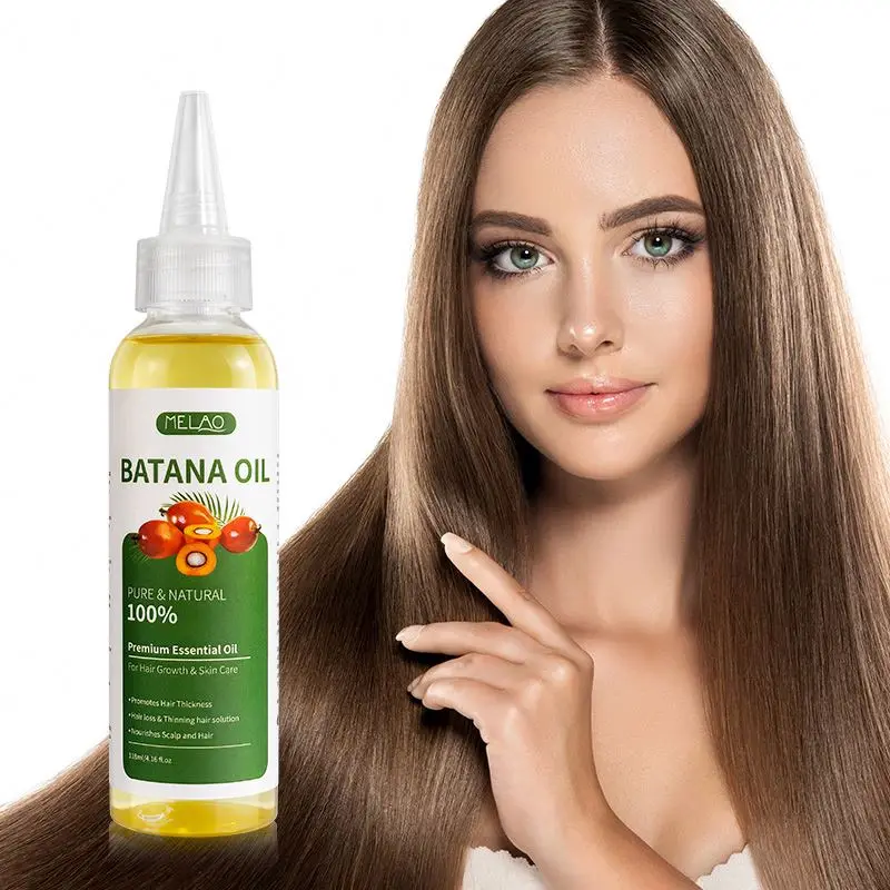 OEM/ODM MELAO Vegan Hair Growth Oil For Strong Roots And Thick Hairs, Wild Nourishes Scalp Batana Oil Organic