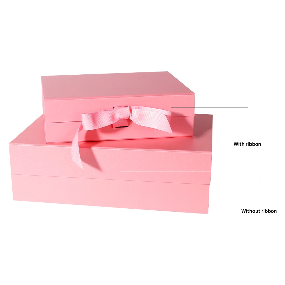 Cosmetic Special Paper Custom Luxury Instock Magnetic Folding Gift Boxes Packaging with Strip Adhesive