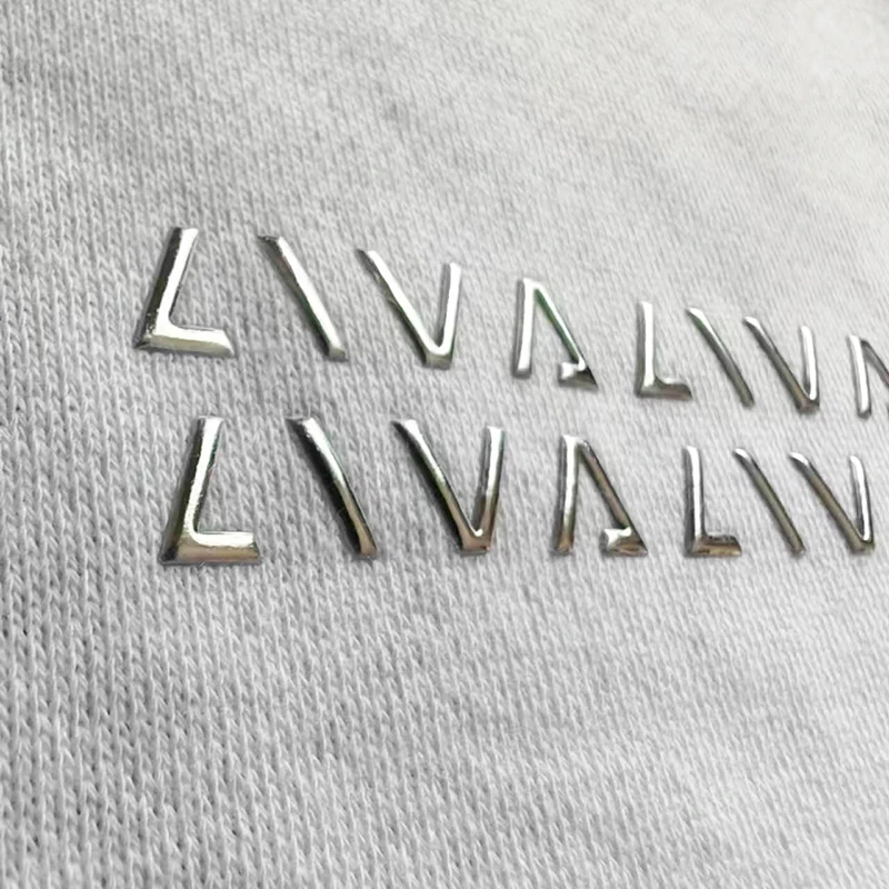 New hot selling gold pony TPU high-frequency logo 3DEmbossed Heat transfer TPU Luxury Letter identification sticker for t-shirt