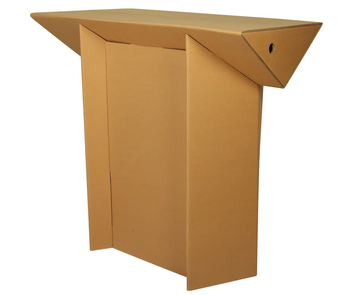 Современный стол для дома и офиса угловой письменный из картона дизайн под заказ мебель гофрированной бумаги