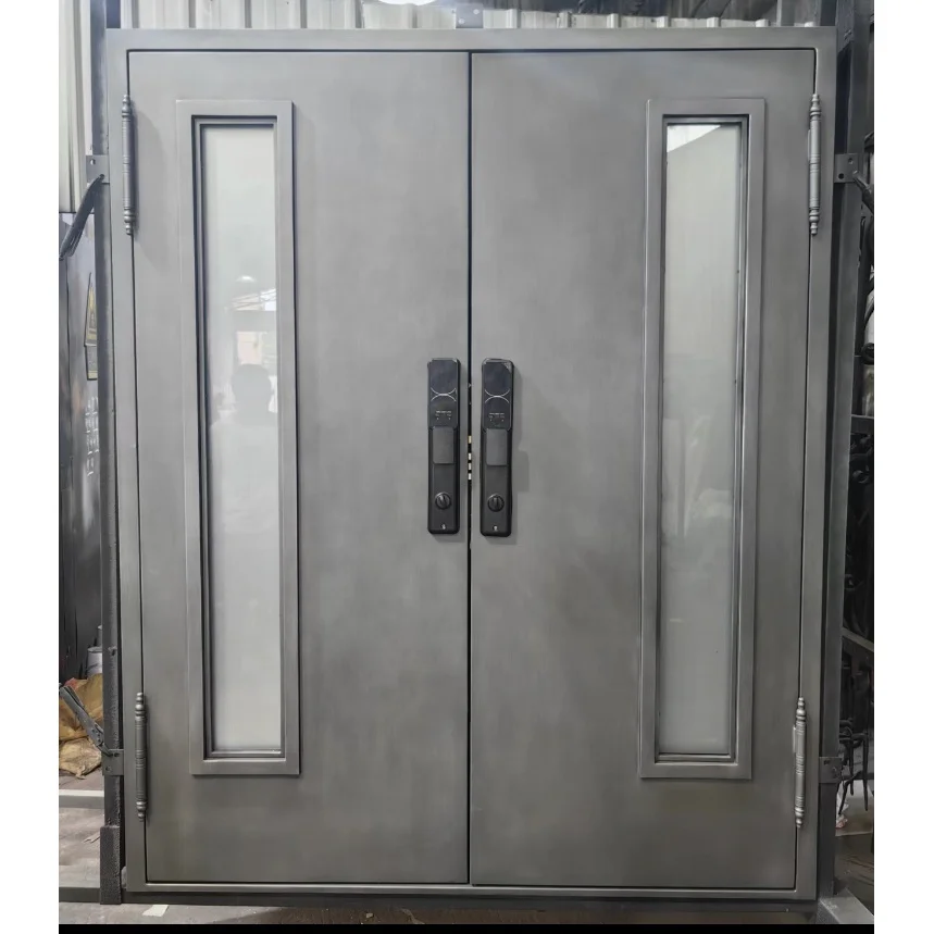 steel doors for home smart locks for front door modern metal house door handles luxury thermal break