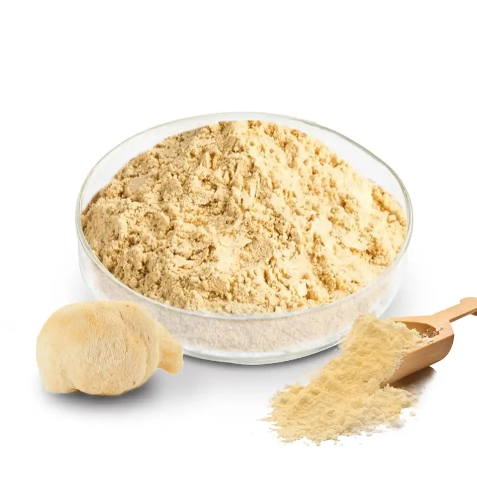 Private Label Organic Hericium Erinaceu Lions Mane Mushroom Extract Lions Mane Mushroom Powder Food Grade Hericium Erinaceus