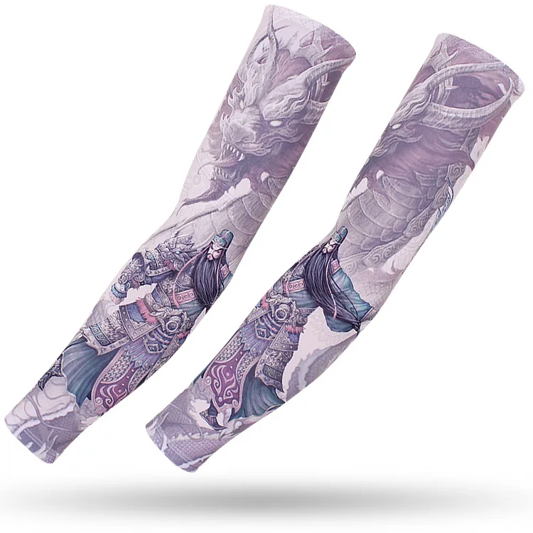 Viscose fiber sun-protection oversleeves Outdoor riding  tattoo men and women arm guard driving arm sleeve fishing oversleeve
