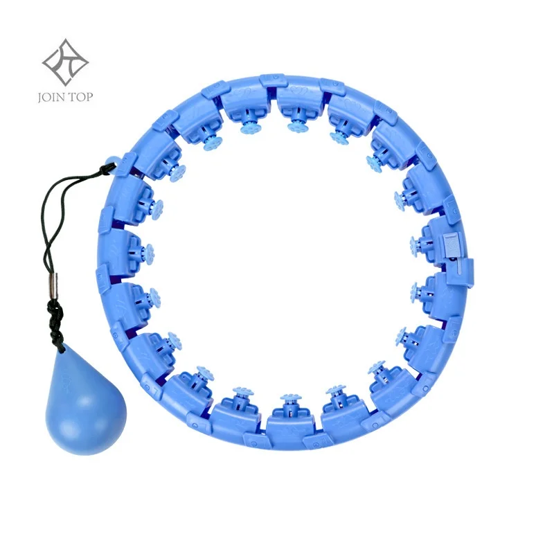 
Jointop Smart Hula Ring Lose Weight Detachable Adjustable Sports Fitness Hula Hoops Ring With Auto-spinning Exercise ball 