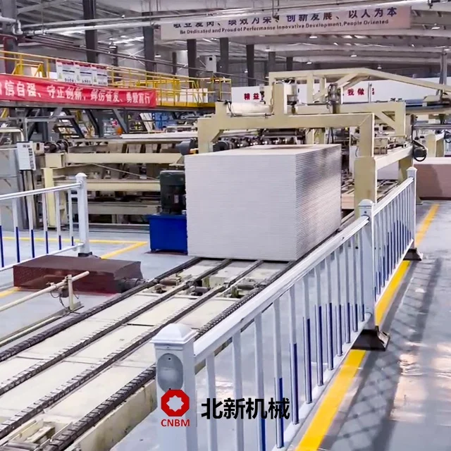 gypsum board plasterboard production line