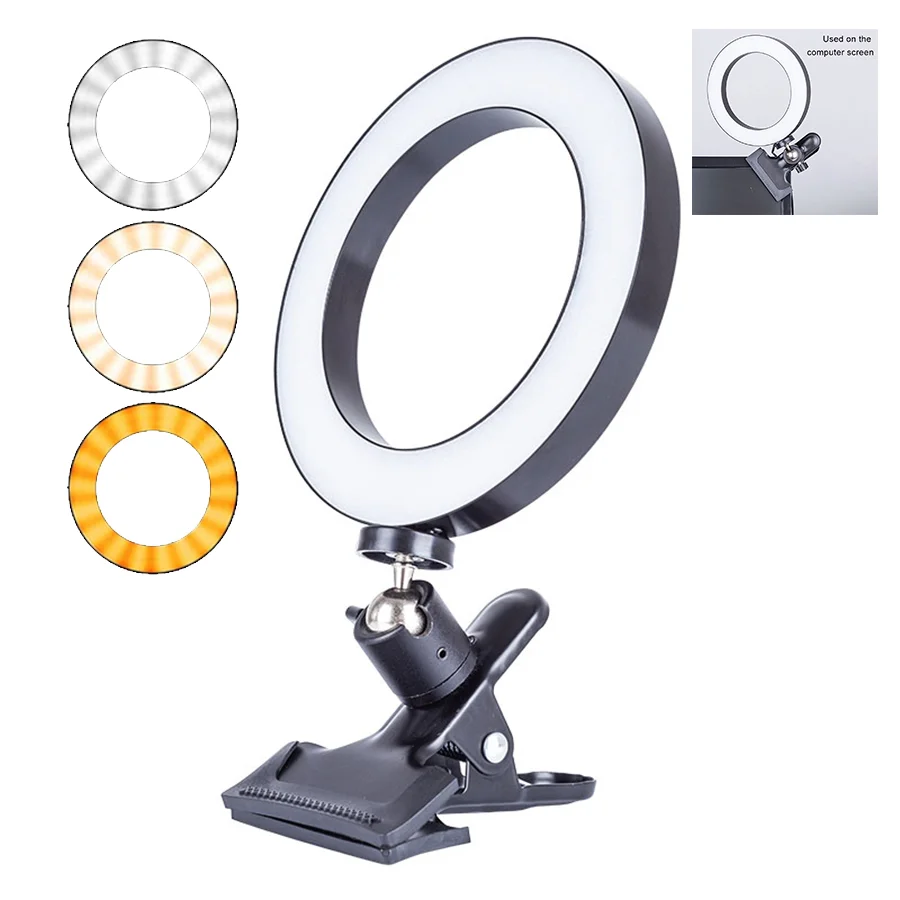 2023 Hot selling 10 inch Cell Phone Led Lamp Camera Selfie Ring light Holder Fill led Ring Light With Tripod Stand