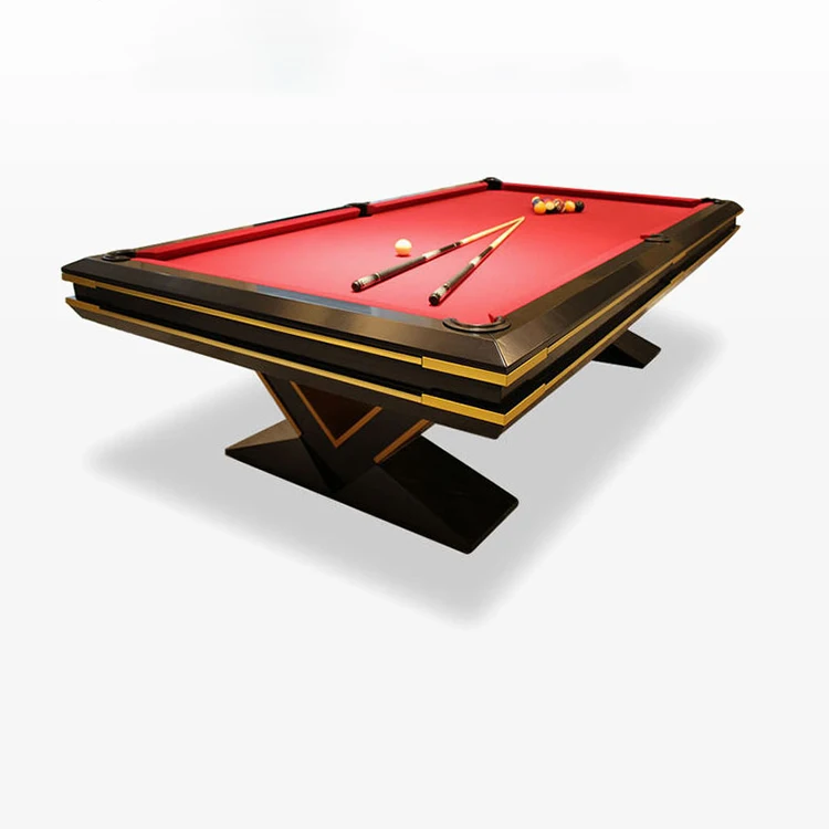 Hot selling adult sports 9 foot 8 foot solid wood marble billiard table