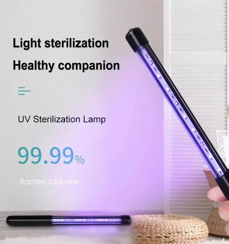 Лидер продаж 2020, портативная светодиодная УФ-лампа UVC, дезинфекционный УФ-стерилизатор