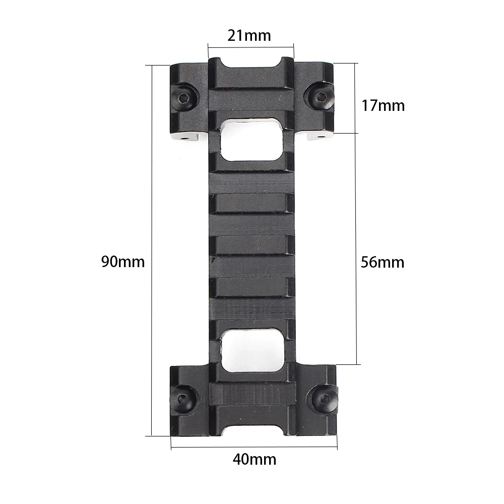 hunting shooting Accessories Aluminum Alloy 21mm Post-Extension Sights Scopes Guide Top Mount Bracket Bases