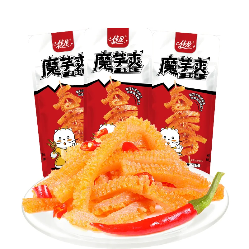 Заводская поставка вкусные китайские закуски продукты Konjac пряные