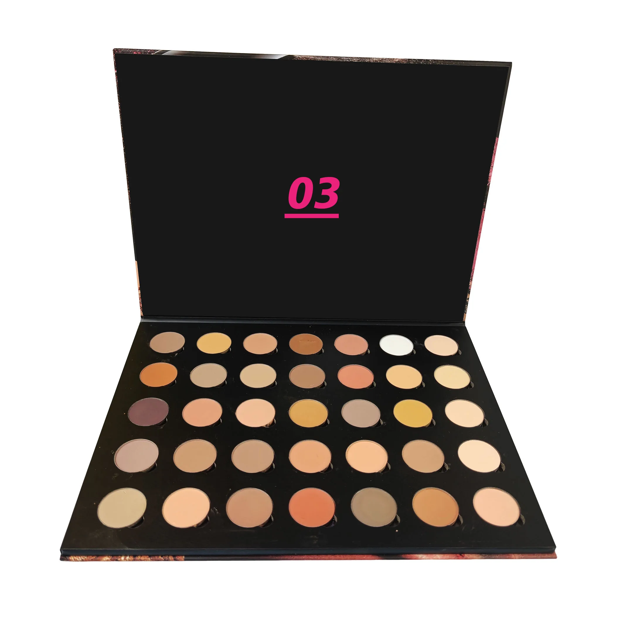 Wholesale Color Cosmetics Private Label Matte Makeup Cosmetic Pigment Eye Shadow 35 Color Eyeshadow Palette