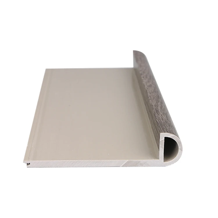 Высококачественная пвх/SPC лестничная доска, смываемый лестничный нос для лестницы