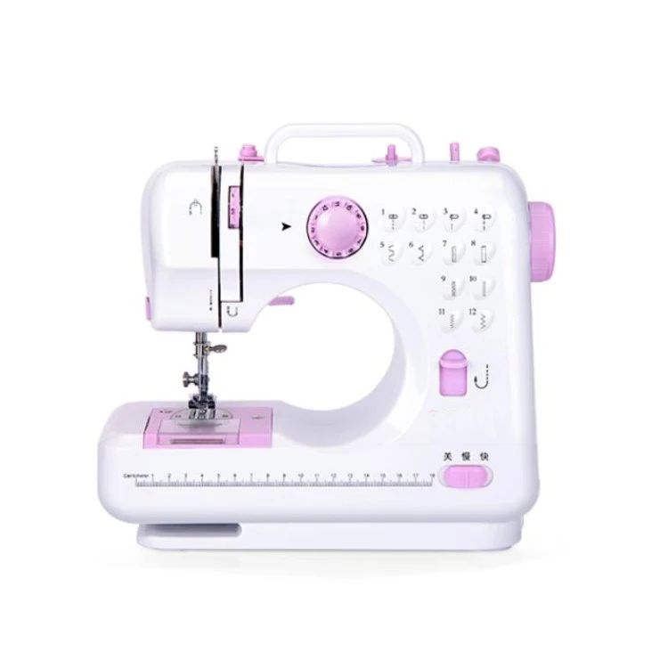 Home Mini Easy Handle Double Speed Sewing Machine for child